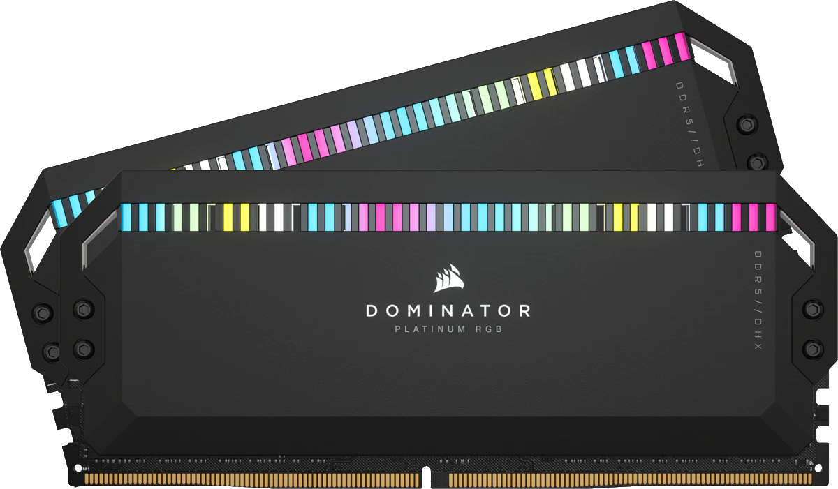 Corsair Dominator Platinum RGB schwarz DIMM Kit 32GB, DDR5-5600, CL36-36-36-76, on-die ECC (CMT32GX5M2B5600C36)