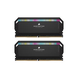 Corsair Dominator Platinum RGB schwarz DIMM Kit 32GB, DDR5-5600, CL36-36-36-76, on-die ECC (CMT32GX5M2B5600C36)