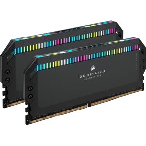 Corsair Dominator Platinum RGB schwarz DIMM Kit 32GB, DDR5-5600, CL36-36-36-76, on-die ECC (CMT32GX5M2B5600C36)