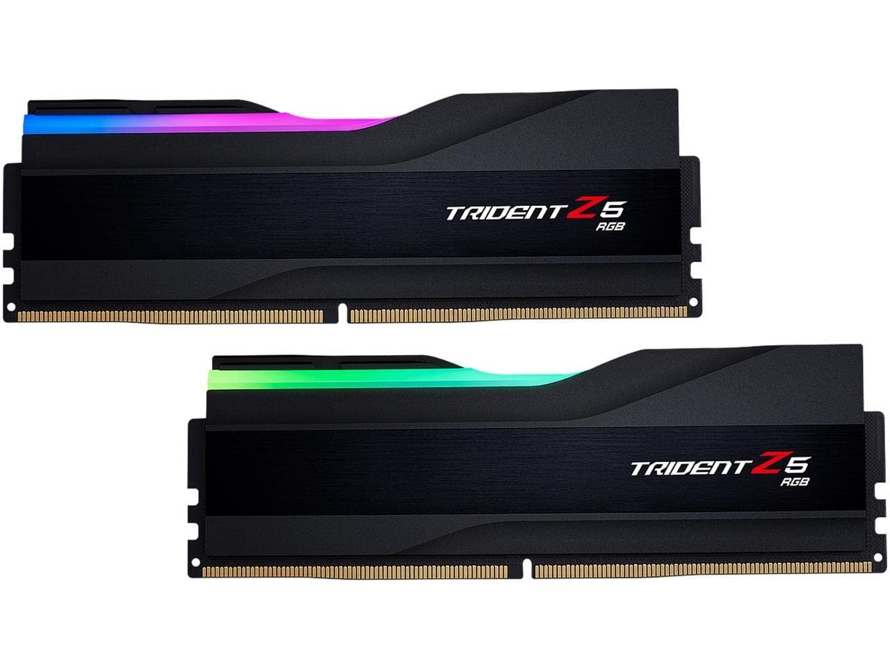 G.Skill Trident Z5 RGB schwarz DIMM Kit 48GB, DDR5-8200, CL40-52-52-131, on-die ECC (F5-8200J4052F24GX2-TZ5RK)