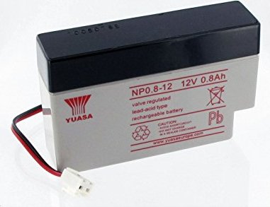 Yuasa lead acid battery NP0.8-12 0.8Ah
