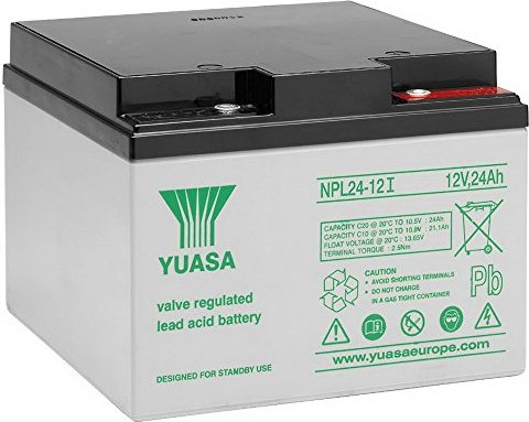 Yuasa lead acid battery NPL24-12I 24Ah