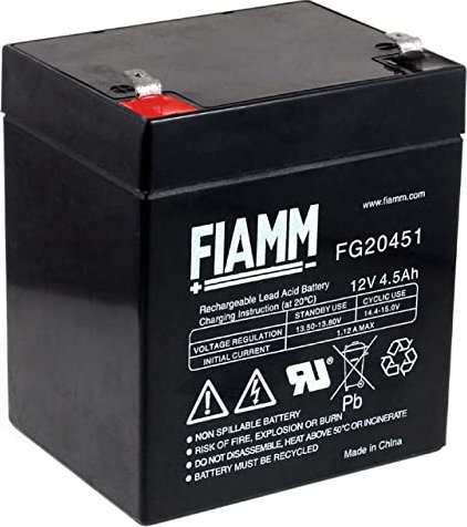 Fiamm lead acid battery FG20451 4.5Ah