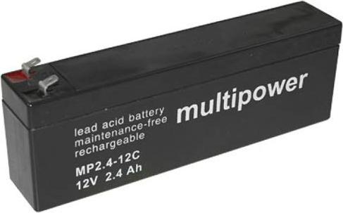 MultiPower lead acid battery MP2.4-12C 2.4Ah