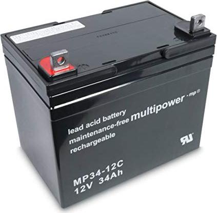 MultiPower lead acid battery MP34-12C 34Ah