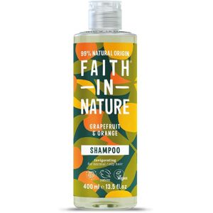 Faith in Nature Grapefruit & Orange Shampoo 400ml X 3 (Pack of 3)