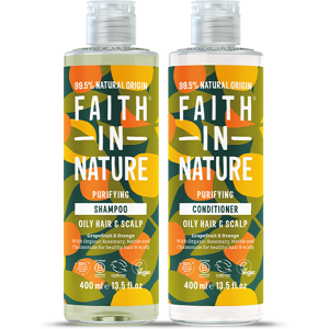 Faith in Nature Grapefruit & Orange Shampoo 400ml X 3 (Pack of 3)