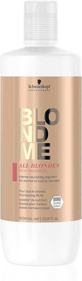 Schwarzkopf Blondme all blondes rich shampoo 1000 ml