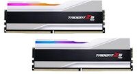 G.Skill Trident Z5 RGB silber DIMM Kit 32GB, DDR5-7200, CL34-45-45-115, on-die ECC (F5-7200J3445G16GX2-TZ5RS)