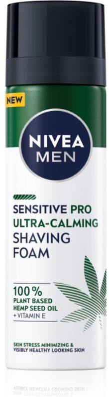 Nivea Men Sensitive Hemp shaving foam with hemp oil 200 ml