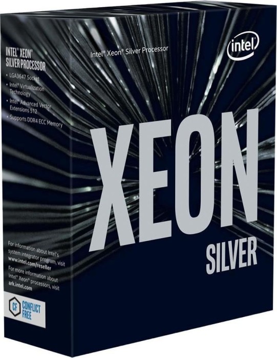 Intel Xeon Silver 4114, 10C/20T, 2.20-3.00GHz, boxed ohne Kühler (BX806734114)
