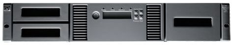 HPE StoreEver MSL2024 2 LTO-5 Ultrium 3000 Fibre Channel 4Gb/s 2U Rackmount kit (M9A08A)