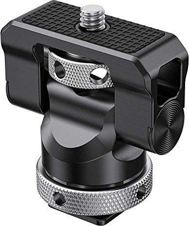 SmallRig rotatable and adjustable tilt monitor mount with Cold Shoe Installation (BSE2346B)