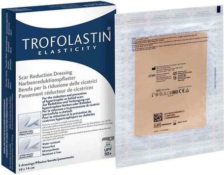 Stada Trofolastin Narbenreduktionspflaster 10x14cm, 5 Stück