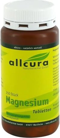allcura Magnesium Tabletten, 250 Stück
