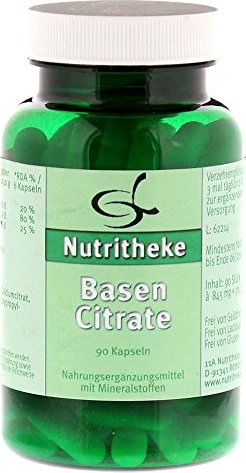 11A Nutritheke Basen Citrate Kapseln, 90 Stück