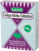 Lucovit Gingko biloba 160mg Tabletten, 60 Stück
