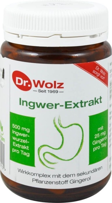 Ingwer Extrakt Kapseln, 120 Stück