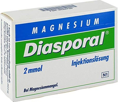 Magnesium Diasporal 2mmol Injektionslösung Ampullen, 5 Stück