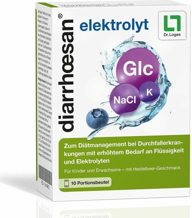 diarrhoesan elektrolyt Pulver Portionsbeutel, 10 Stück
