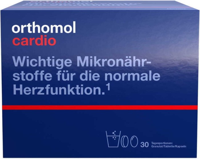 Orthomol cardio Granulat + Kapseln, 30 Stück