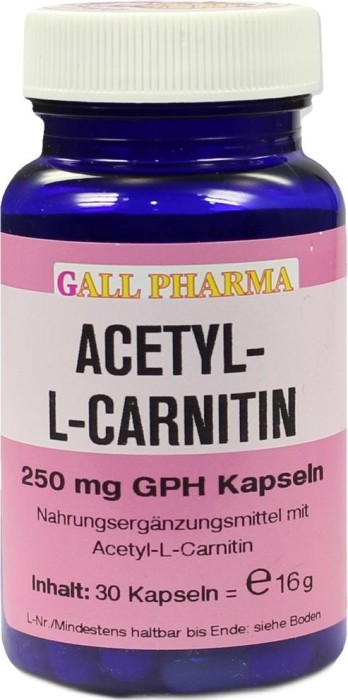 Acetyl-L-Carnitin 250mg Kapseln, 30 Stück
