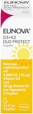 Stada Eunova DuoProtect D3 + K2 1000 I.E. Tropfen, 11.5ml