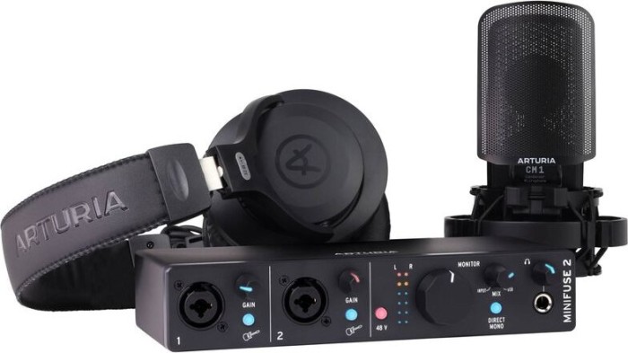 Arturia MiniFuse Recording pack black