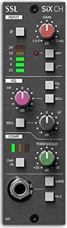 Solid State Logic 500 Series SiX Channel Strip modules