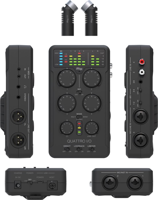 IK Multimedia iRig Pro Quattro I/O Deluxe
