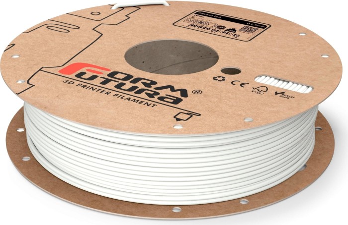 Formfutura Volcano PLA, white, 2.85mm, 750g (285VPLA-WHT-0750)