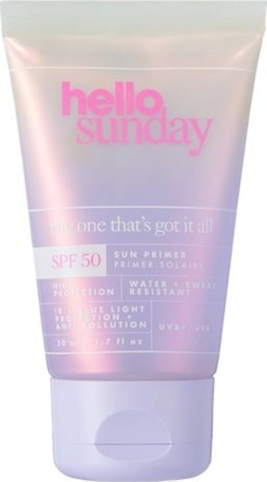 Hello Sunday the one that's got it all Primer Sonnencreme LSF50, 50ml