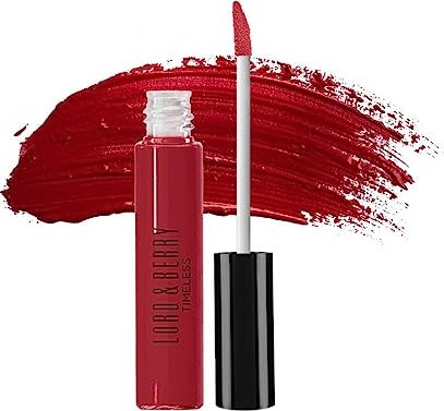 Lord & Berry Timeless Kissproof Long Lasting Matte Liquid Lipstick Brave Red 6428, 7ml