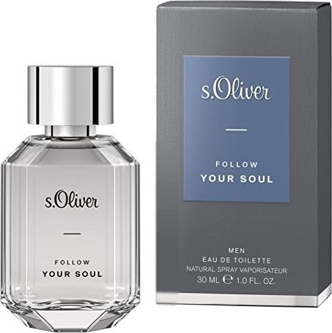 s.Oliver Follow Your Soul Men Eau de Toilette, 30ml