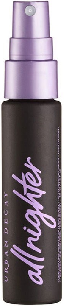Urban Decay All Nighter Makeup Setting Spray Travel-Size, Long-Lasting Fixing Spray for Face, Up to 16 Hour Wear, Vegan & Oil-free Formula*, 30ml
