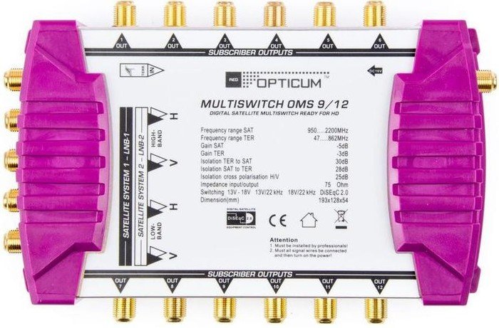 Opticum OMS 9/12p without LNB (2008)
