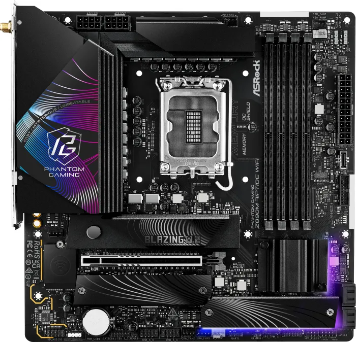 ASRock Phantom Gaming Z890M Riptide WiFi (90-MXBPK0-A0UAYZ)