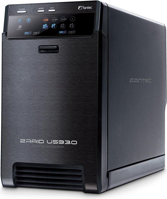 Fantec QB-X2US3R, schwarz, USB-B 3.0 (1826)