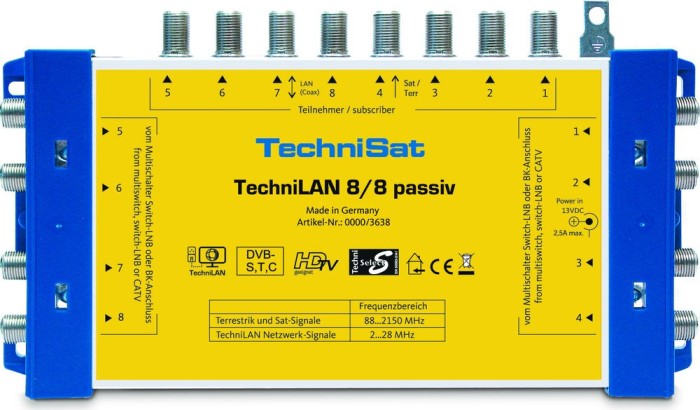 TechniSat TechniLAN 8/8 passive (0000/3638)