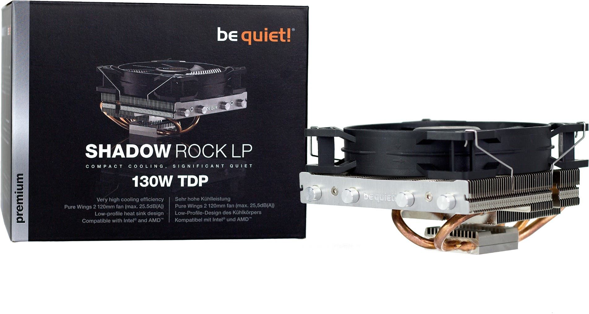 be quiet! Shadow Rock LP Low Profile CPU Air Cooler - BK002