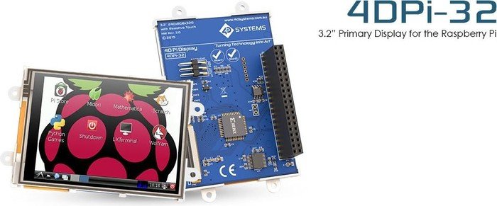 4D Systems 3.2" LCD touchscreen (4DPi-32)