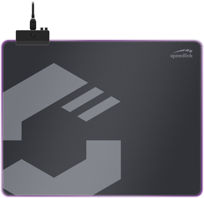 Speedlink Levas LED Soft Gaming mousepad, 360x265mm, black (SL-620107-BK)