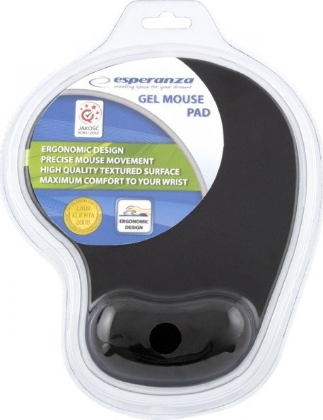 Esperanza gel mousepad black (EA137K)