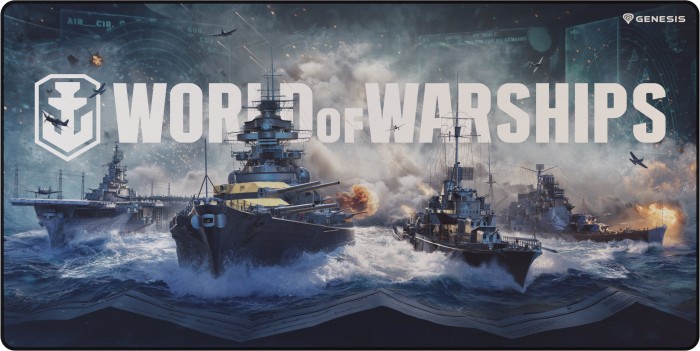 Genesis carbon 500 Maxi WOWS armada - official World of Warships mousepad, 900x450mm (NPG-1737)
