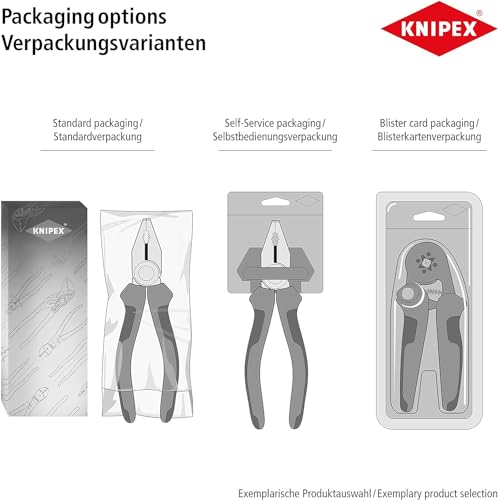 KNIPEX Pliers Wrench (250 mm) 86 03 250 & Cobra (250 mm) 87 01 250