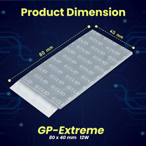 Gelid GP-extreme Thermal pad 80x40x2mm, 1 piece (TP-GP01-D)
