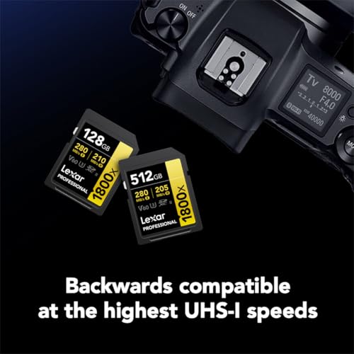 Lexar Professional 1800x Gold Series R280/W210 SDXC 64GB, UHS-II U3, Class 10 (LSD1800064G-BNNNG / LSD1800064G-BNNNU / LSD1800064G-RNNNC)