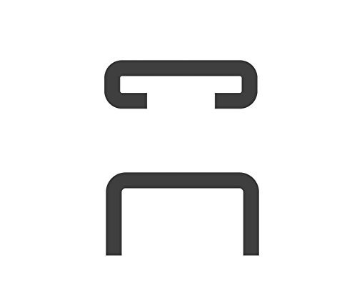 Leitz NeXXt strong flat stapler metal, black (55230095)
