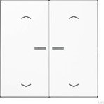 Jung HOME button 2-way, alpine white (BT LS 17102 P WW)