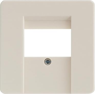 Schrack ELSO central plate for socket TDO/TAE 3-way, pearl white (EL206010)